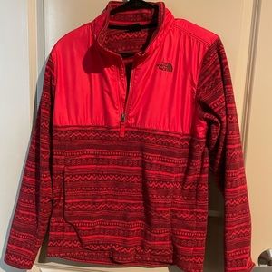 Boy’s Red Fair isle fleece The North Face XL